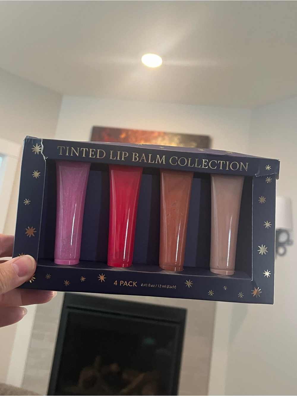 New Tinted Lip Balm Collection — Pink, Red, Brown, Nude (4-Pack)